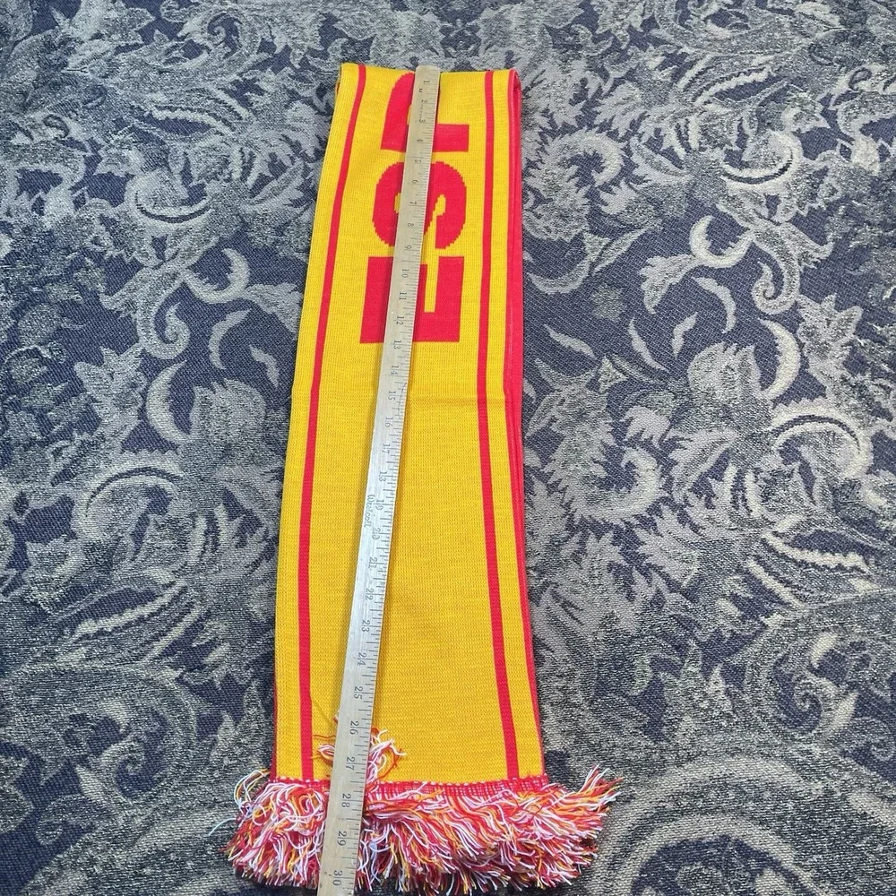 Spain España Soccer Football Scarf Licensed New Red Yellow Double Sided New B